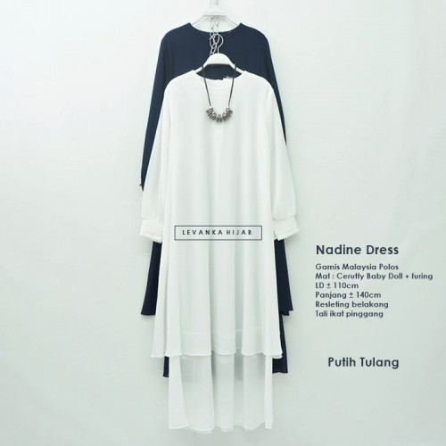 Nadine-011 Gamis Malaysia Polos